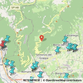 Mappa Strada Generale Giardino, 31037 Borso del Grappa TV (3.7035)