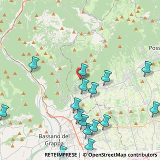 Mappa Strada Generale Giardino, 31037 Borso del Grappa TV (5.36375)