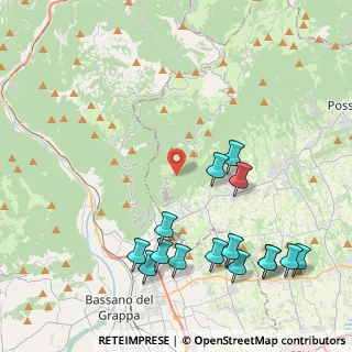 Mappa Strada Generale Giardino, 31037 Borso del Grappa TV (5.02867)