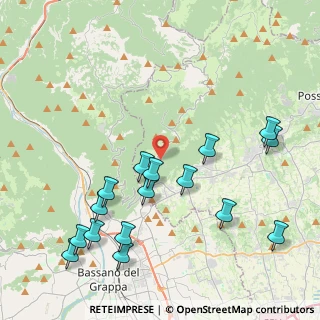 Mappa Strada Generale Giardino, 31037 Borso del Grappa TV (4.745)