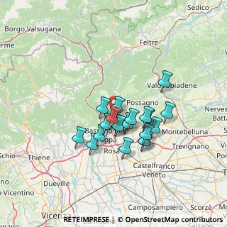 Mappa Strada Generale Giardino, 31037 Borso del Grappa TV (10.476)