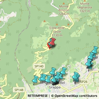 Mappa Strada Generale Giardino, 31037 Borso del Grappa TV, Italia (1.46429)