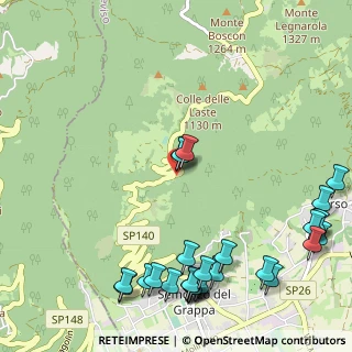 Mappa Strada Generale Giardino, 31037 Borso del Grappa TV (1.45714)