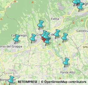 Mappa Via Giovanni Ceccato, 31017 Crespano del Grappa TV, Italia (2.52733)