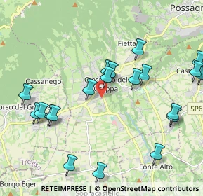 Mappa Via Giovanni Ceccato, 31017 Crespano del Grappa TV, Italia (2.3085)