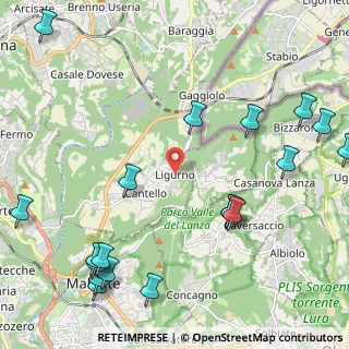 Mappa Via Giuseppe Giusti, 21050 Cantello VA, Italia (2.93474)