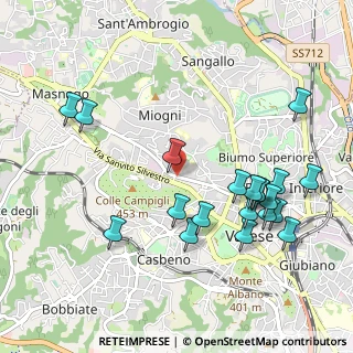 Mappa SS394, 21100 Varese VA, Italia (1.0995)