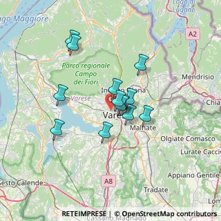 Mappa Via Giovanni Nicotera, 21100 Varese VA, Italia (5.24538)