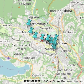 Mappa Via Giovanni Nicotera, 21100 Varese VA, Italia (1.04909)