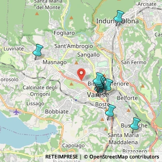 Mappa Via Giovanni Nicotera, 21100 Varese VA, Italia (1.82636)