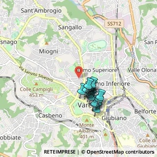 Mappa Via Fiume, 21100 Varese VA, Italia (0.68842)