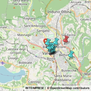 Mappa Via Fiume, 21100 Varese VA, Italia (1.07455)