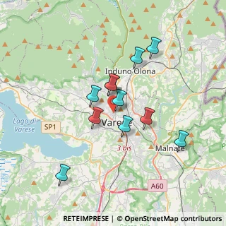 Mappa Via Fiume, 21100 Varese VA, Italia (2.95182)
