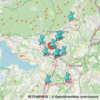 Mappa Via Fiume, 21100 Varese VA, Italia (2.84364)