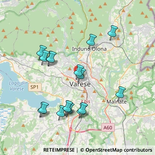 Mappa Via Fiume, 21100 Varese VA, Italia (4.12)