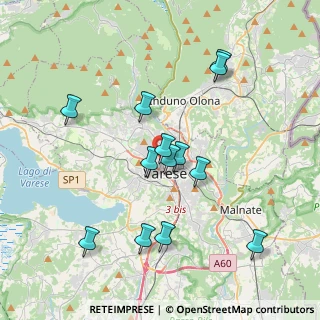 Mappa Via Fiume, 21100 Varese VA, Italia (3.66)
