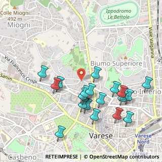 Mappa Via Fiume, 21100 Varese VA, Italia (0.5055)
