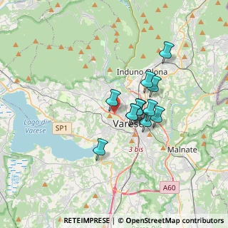 Mappa Via Castoldi Mario Antonio, 21100 Varese VA, Italia (2.4525)