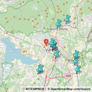 Mappa Via Castoldi Mario Antonio, 21100 Varese VA, Italia (4.24818)