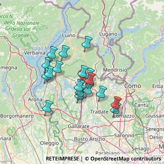 Mappa Via Castoldi Mario Antonio, 21100 Varese VA, Italia (11.36778)