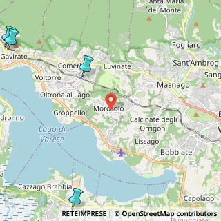 Mappa Via Giuseppe Verdi, 21020 Casciago VA, Italia (4.526)