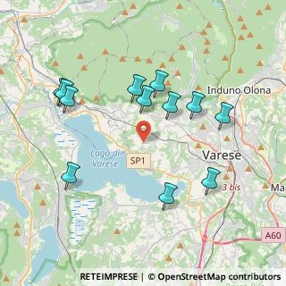 Mappa Via Giuseppe Verdi, 21020 Casciago VA, Italia (3.92417)