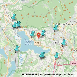 Mappa Via Giuseppe Verdi, 21020 Casciago VA, Italia (4.70167)