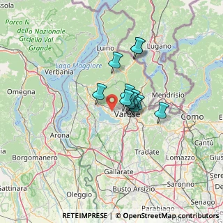 Mappa Via Giuseppe Verdi, 21020 Casciago VA, Italia (8.43417)