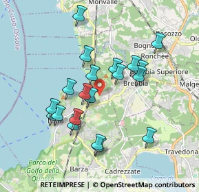 Mappa Via Cascine, 21027 Ispra VA, Italia (1.675)