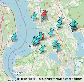 Mappa Via Cascine, 21027 Ispra VA, Italia (3.486)