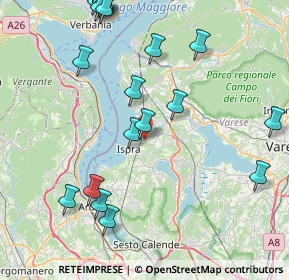 Mappa Via Cascine, 21027 Ispra VA, Italia (10.114)