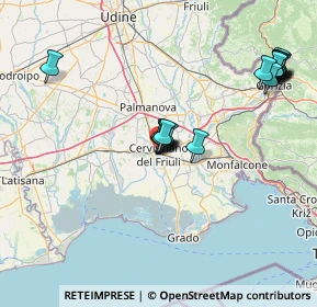 Mappa 33052 Cervignano del Friuli UD, Italia (15.89333)