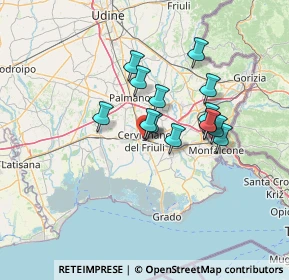 Mappa 33052 Cervignano del Friuli UD, Italia (10.355)