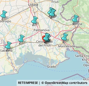 Mappa 33052 Cervignano del Friuli UD, Italia (15.225)