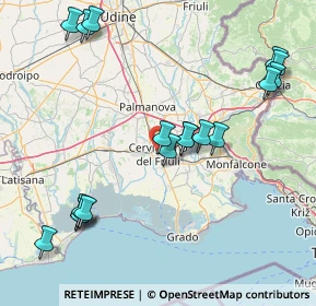 Mappa 33052 Cervignano del Friuli UD, Italia (18.23)