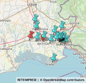 Mappa 33052 Cervignano del Friuli UD, Italia (10.726)