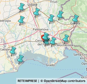 Mappa 33052 Cervignano del Friuli UD, Italia (15.09385)