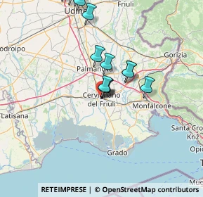 Mappa 33052 Cervignano del Friuli UD, Italia (14.31)