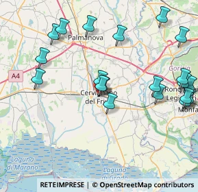 Mappa 33052 Cervignano del Friuli UD, Italia (9.3895)