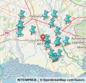 Mappa 33052 Cervignano del Friuli UD, Italia (7.11947)