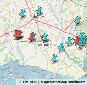 Mappa 33052 Cervignano del Friuli UD, Italia (9.387)