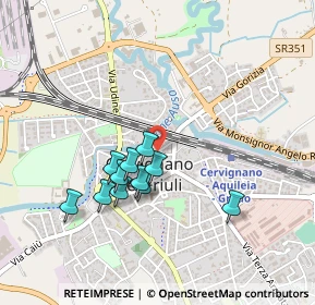 Mappa 33052 Cervignano del Friuli UD, Italia (0.38727)