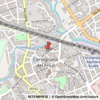 Mappa Via S. Marcuzzi, 33052 Cervignano del Friuli, Udine (Friuli-Venezia Giulia)