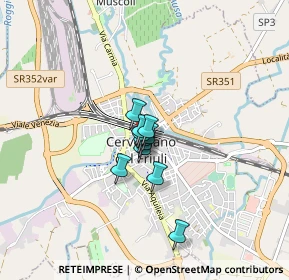 Mappa 33052 Cervignano del Friuli UD, Italia (0.41182)