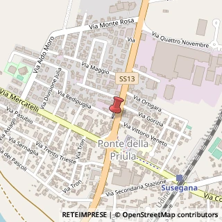 Mappa Via IV Novembre, 93, 31058 Susegana, Treviso (Veneto)