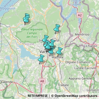 Mappa Via Dalmazia, 21100 Varese VA, Italia (4.47727)