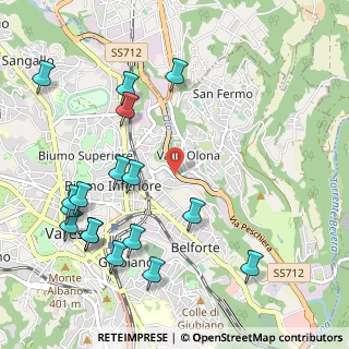 Mappa Via Dalmazia, 21100 Varese VA, Italia (1.25471)