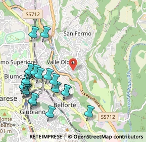 Mappa Via Mori, 21100 Varese VA, Italia (1.2085)