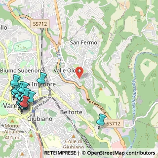 Mappa Via Mori, 21100 Varese VA, Italia (1.7105)