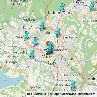 Mappa Via Fratelli Comolli, 21100 Varese VA, Italia (1.99643)